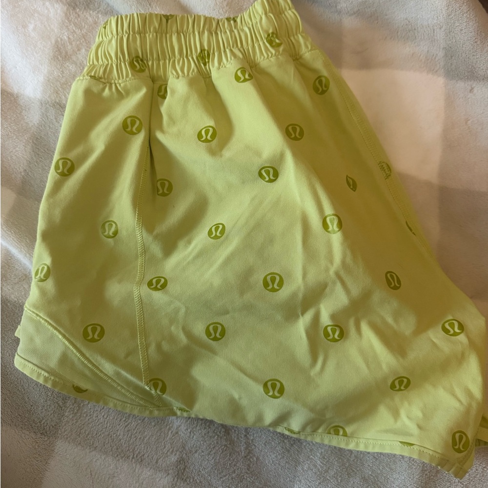 lululemon athletica Yellow Shorts